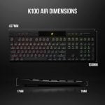 Corsair K100 AIR Wireless - Ingles