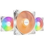 Be Quiet Light Wings LX - Pack 3 - Blanco - BL125