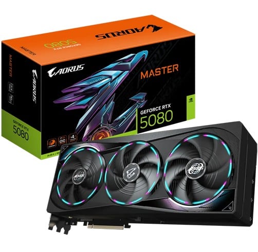 Gigabyte Aorus Master GeForce RTX 5080 OC Edition – 16GB