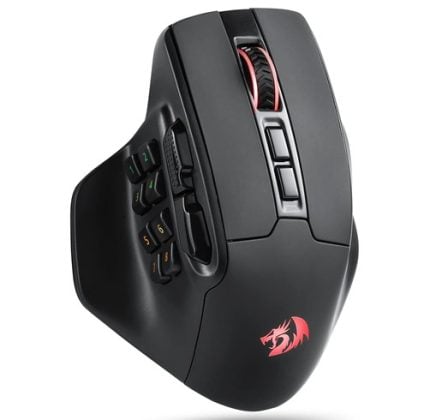 Redragon Aatrox Wireless 26000 DPI - Negro - M811RGB-PRO