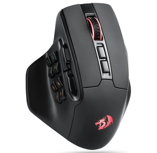 Redragon Aatrox Wireless 26000 DPI - Negro - M811RGB-PRO