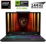 MSI Cyborg A15 - Ryzen 7 260 -16GB - RTX5060 - 144Hz - Odyssey Gray
