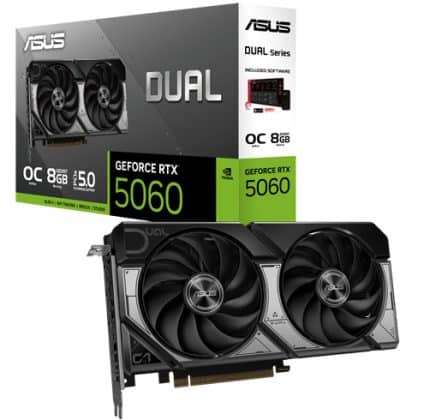 Asus Dual GeForce RTX 5060 OC 8 GB