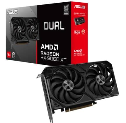 Asus Dual AMD Radeon RX 9060 XT 16 GB