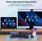 Redragon Flekact Pro - LCD - RGB - Negro - K708-RGB-PRO - Imagen 2
