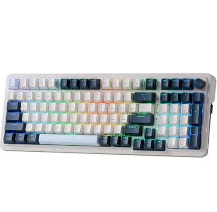 Redragon Eisa Pro - 98 Teclas RGB - Blanco/Gris - K686WB-RGB-PRO