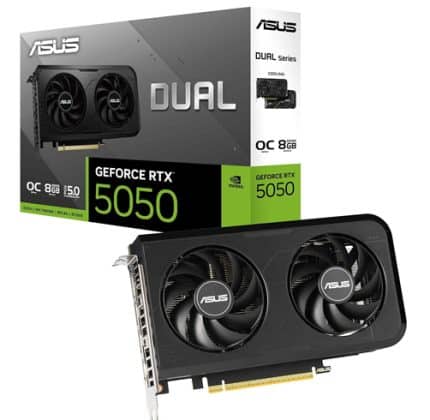 Asus Dual GeForce RTX 5050  OC 8 GB