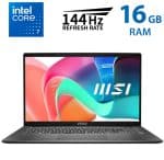 MSI MODERN 15- i7 150U - 16GB - SSD - 144Hz- Platinum Gray