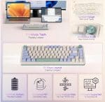 Redragon Ucal Pro -75% - RGB Dust Proof Red - Blanco/Verde/Azul - K673CPG-RGB-PRO - Imagen 2
