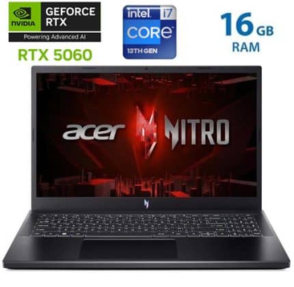 Acer Nitro V15 - i7 13620H - 16 GB - RTX 5060-165hz