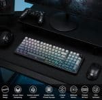Redragon Eisa Pro - 98 Teclas RGB - Negro/Gris - K686SP-RGB-PRO - Imagen 2