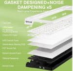 Redragon Eisa Pro - 98 Teclas RGB - Mint Mambo - Blanco - K686WBG-RGB-MAX - Imagen 2