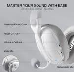 Redragon Skuld Pro - Wireless - Blanco/Gris - H878WG - Imagen 3