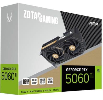 Zotac Gaming GeForce RTX 5060 Ti 16 GB AMP
