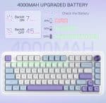 Redragon Ucal Max - 75% - Mint Mambo - Blanco - K673WBP-RGB-MAX - Imagen 3