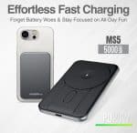 Powerbank Argom  Magnetic MS5 5000MAH Aluminium - Imagen 2