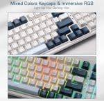 Redragon Eisa Pro - 98 Teclas RGB - Blanco/Gris - K686WB-RGB-PRO - Imagen 3