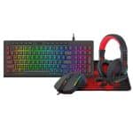 Combo 4 en 1 Redragon Gaming Essentials  - S148 - RGB