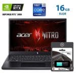 Acer Nitro V - i5 13420H - 16 GB - RTX 3050-165HZ + USB Kingston DataTraveler  256GB