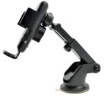 Soporte de celular Extensible UNNO TEKNO para carro con Cargador Inalámbrico - CH3010BK - Imagen 2