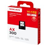 Adaptador USB Mercusys - AX300 Wi-Fi 6 Wireless Nano - MA14N