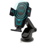 Soporte de celular Extensible UNNO TEKNO para carro con Cargador Inalámbrico - CH3010BK - Imagen 3