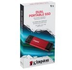 Kingston SSD Externo -1TB - Dual Portable