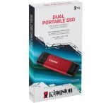 Kingston SSD Externo - 2TB - Dual Portable