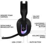 Logitech G522 LightSpeed - Wireless - Negro - Imagen 4