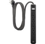 Regleta General Electric Power Strip - 1.8Mts - Negra