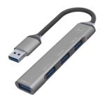 Hub Unno Tekno 4 puertos USB-A a USB-A