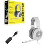 Corsair HS55 Surround  V2 - Dolby Atmos - Blanco
