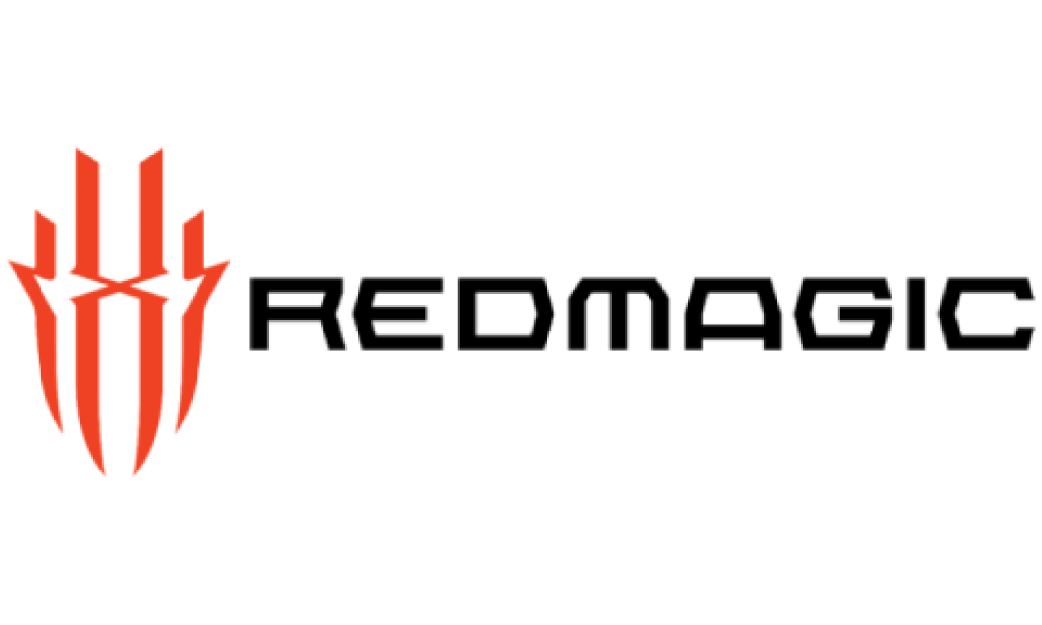 RedMagic branding: red claw emblem next to the black 'REDMAGIC' wordmark on a transparent background
