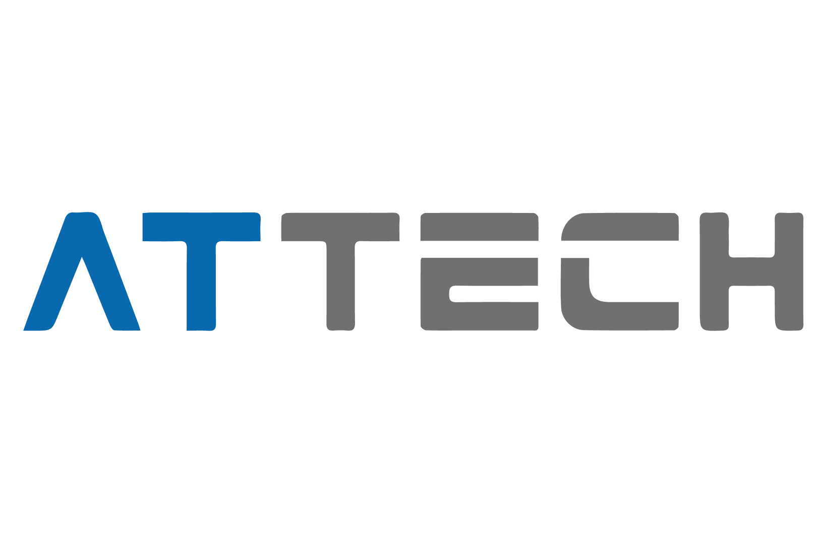 ATTECH logo: blue 'AT' followed by gray 'TECH' on a black background