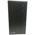 Front view of a tall black computer tower with USB ports and the M-TEK logo at the bottom left.