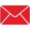 Email button: red envelope icon for sending a message
