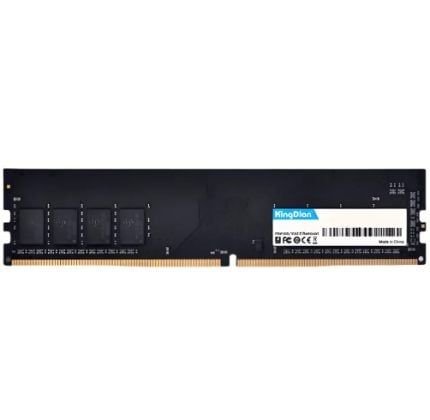 KingDian DDR4 RAM DIMM with gold edge connector and memory chips on one side.