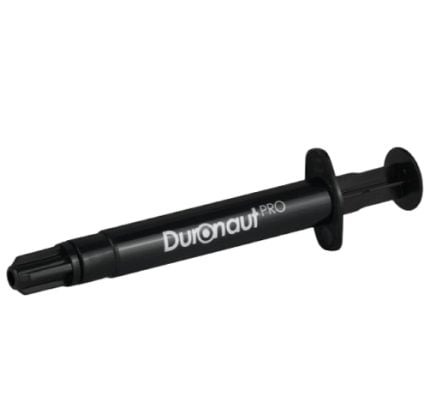 Duronaut Pro tubeless tire sealant injector syringe with plunger and nozzle for injecting sealant into a bike tire