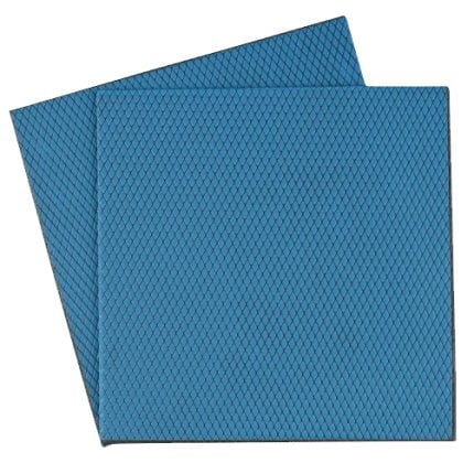 Two blue binders with a diamond-pattern texture, overlapping in a slight angle.