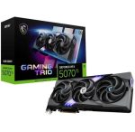 MSI GeForce RTX 5070 Ti Gaming Trio graphics card with a triple-fan cooler, shown beside its retail box
