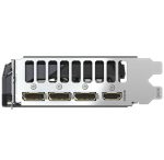 Graphics card bracket with four video outputs: three DisplayPorts and one HDMI