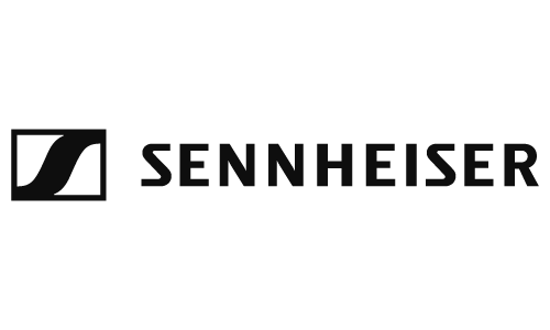 Sennheiser brand logo with square emblem and the word SENNHEISER