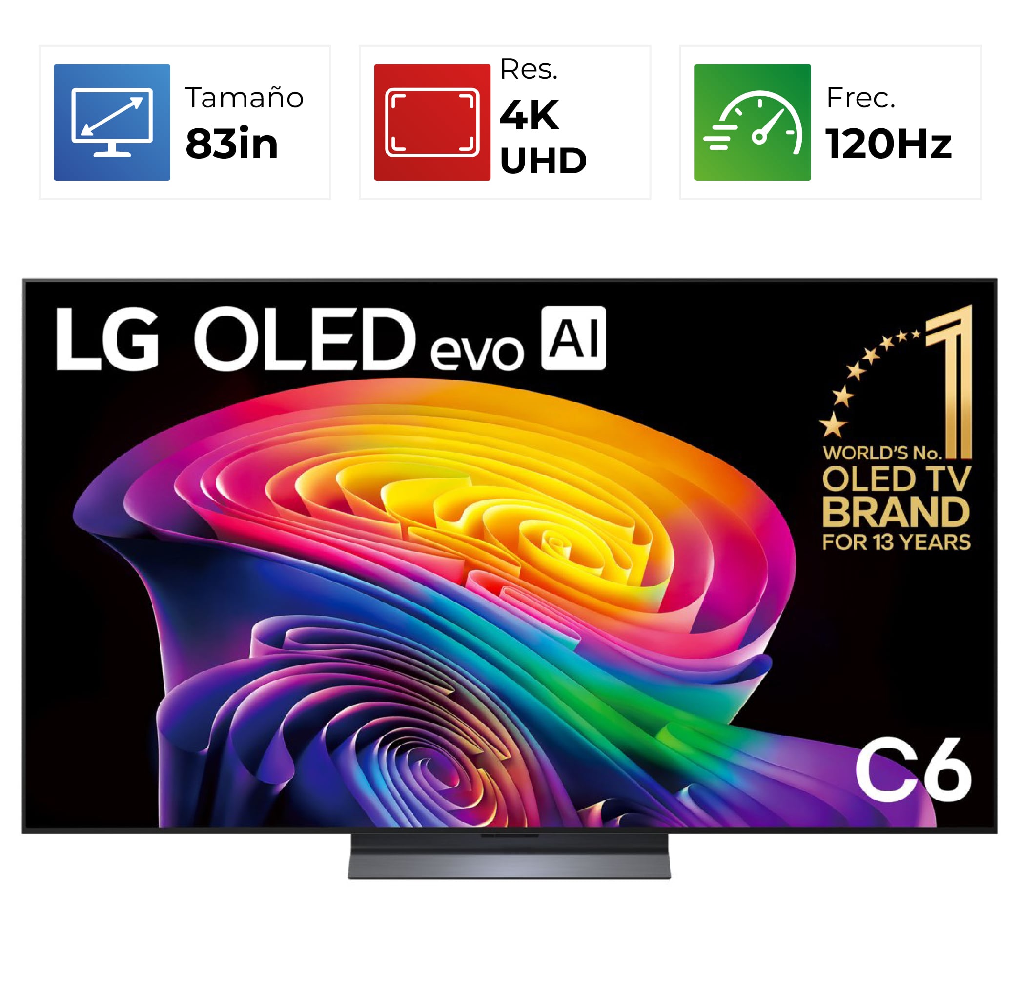 LG OLED C6 – 83″ – 4K – 120 Hz – AI – 2026