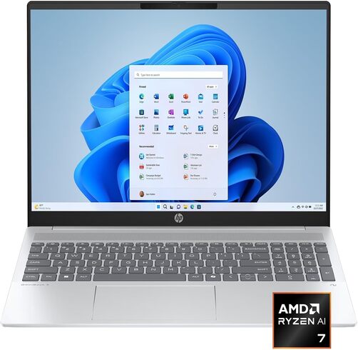 Laptop HP OmniBook 5 - Ryzen Ai 7 350 - 16GB - 512 GB - Plateada