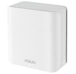 White ASUS wireless router/access point with rounded edges and a subtle vent on the side