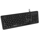 Teclado Unno Tekno Wrokspaced Key - Español - USB - Negro