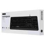 Teclado Unno Tekno Wrokspaced Key - Español - USB - Negro - Imagen 3