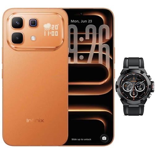 Infinix Note 60 Pro – 8GB – 256GB – Solar Orange + Reloj Infinix XW3GT