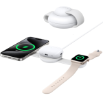 Anker Cargador Ultra Compact 3 in 1 Qi2 - 15W Fast Charging Wireless - Blanco