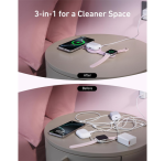Anker Cargador Ultra Compact 3 in 1 Qi2 - 15W Fast Charging Wireless - Rosado - Imagen 2